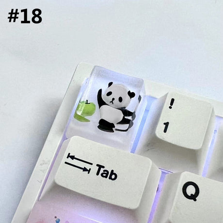 YUNZII Panda Handmade Artisan Keycap