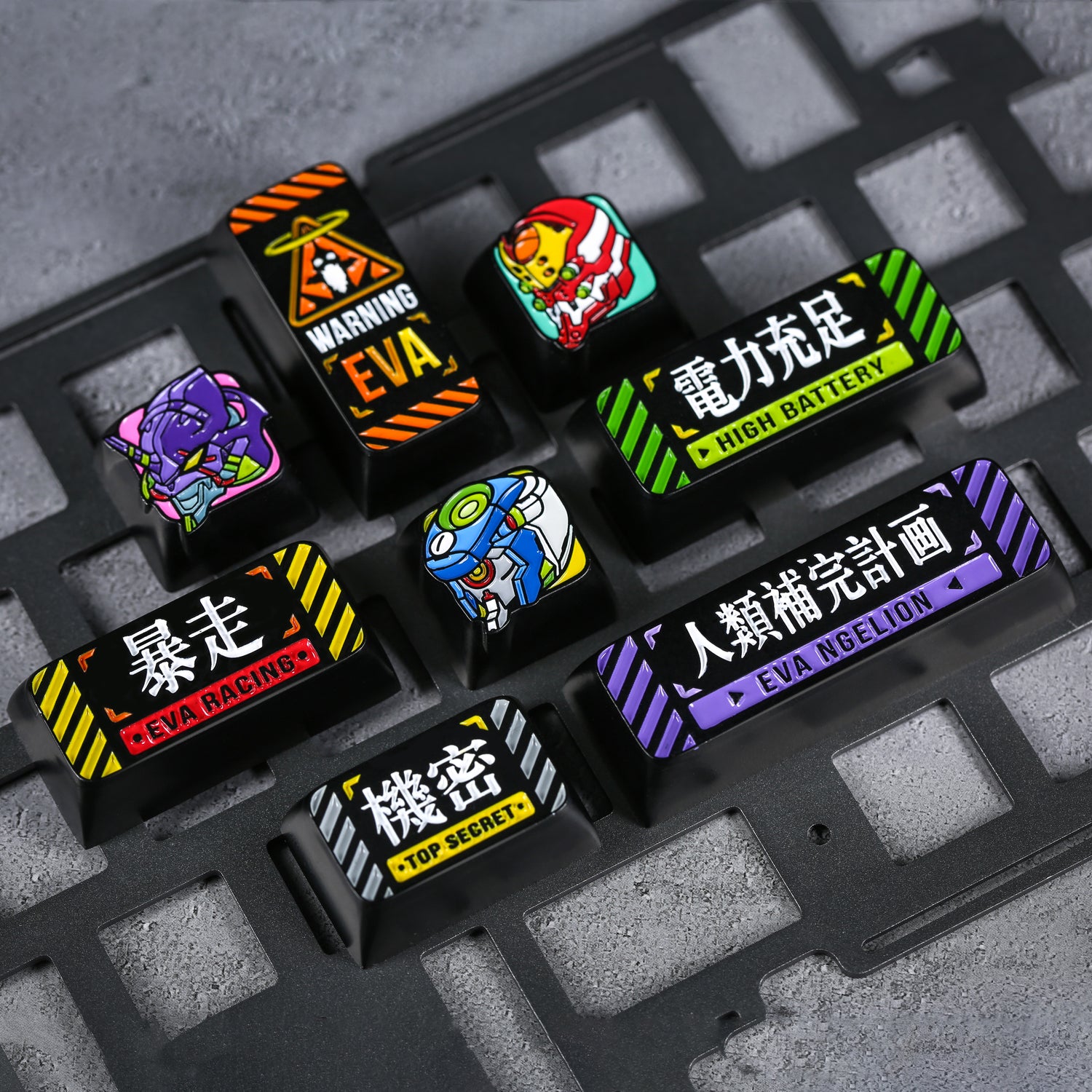 TAC EVA Aluminum Artisan Keycaps