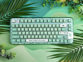 YUNZII x CoolKiller CK75 Wireless Transparent Gasket Mechanical Keyboard-Mint Green