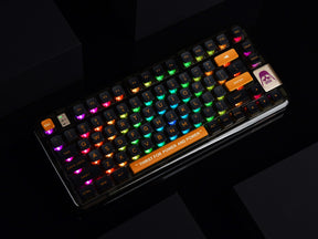 YUNZII x CoolKiller CK75 Wireless Transparent Gasket Mechanical Keyboard-Black Knight