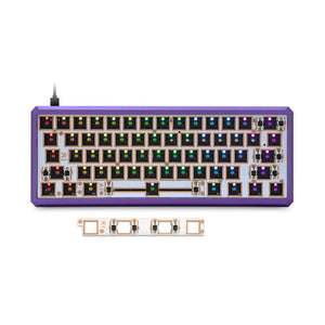 YUNZII GK61 Lite-Gasket Keyboard Kit With CNC Aluminum Keyboard Case