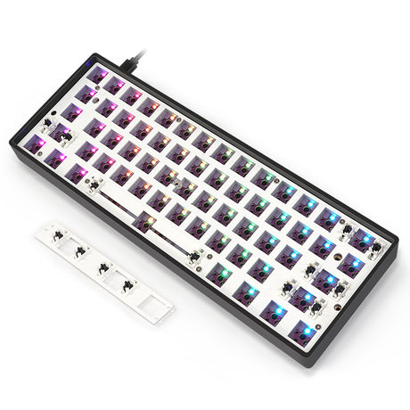 YUNZII GK61 Lite-Gasket Keyboard Kit With ABS Keyboard Case