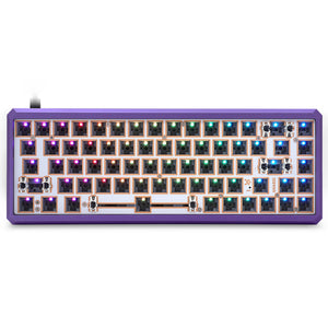 YUNZII GK68 Lite-Gasket Keyboard Kit With CNC Aluminum Keyboard Case