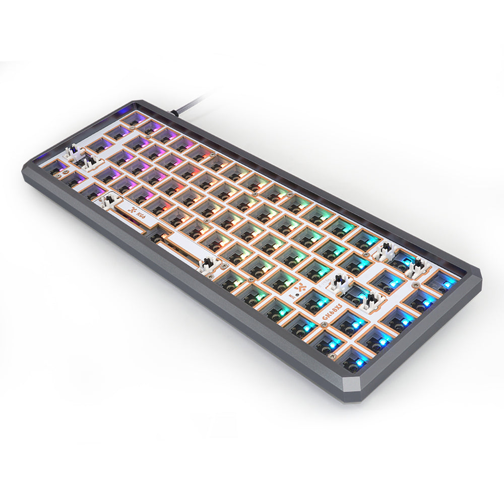 YUNZII GK68 Lite-Gasket Keyboard Kit With CNC Aluminum Keyboard Case