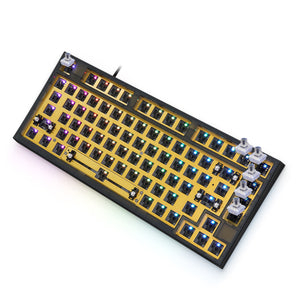 YUNZII GK75 Lite-Gasket Keyboard Kit with ABS Keyboard Case