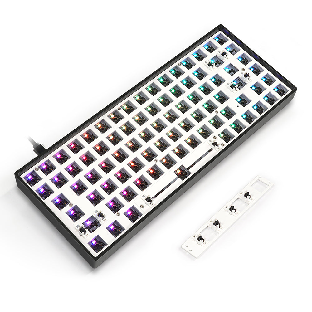 YUNZII GK84 Lite-Gasket Keyboard Kit With ABS Keyboard Case