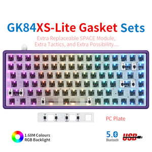 YUNZII GK84 Lite-Gasket Keyboard Kit With CNC DRUM Aluminum Keyboard Case