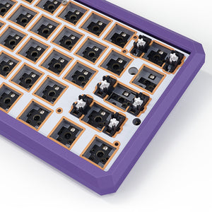 YUNZII GK61 Lite-Gasket Keyboard Kit With CNC Aluminum Keyboard Case