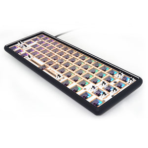 YUNZII GK61 Lite-Gasket Keyboard Kit With DRUM Aluminum Keyboard Case