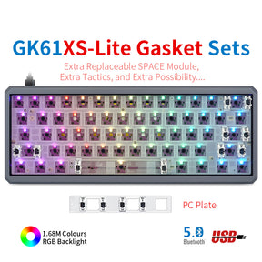 YUNZII GK61 Lite-Gasket Keyboard Kit With CNC Aluminum Keyboard Case