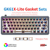 YUNZII GK61 Lite-Gasket Keyboard Kit With CNC Aluminum Keyboard Case