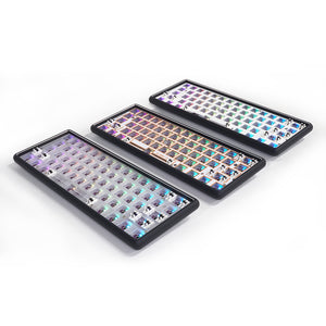 YUNZII GK61 Lite-Gasket Keyboard Kit With DRUM Aluminum Keyboard Case