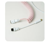 YUNZII Custom Coiled Aviator USB Cable- MILK PINK