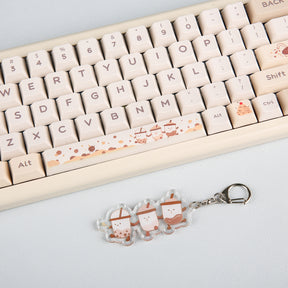 YUNZII Custom Boba Acrylic Key Chain