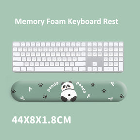 YUNZII Animal Mouse Pad & Keyboard Wrist Rest